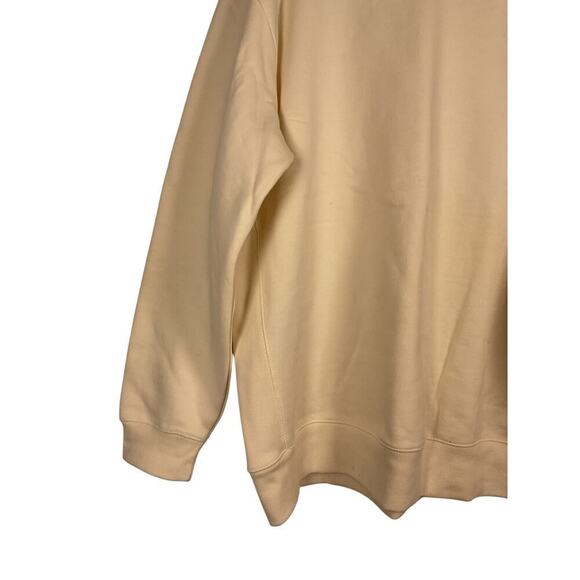 Original Favorite Unisex Cream Color Crew Neck Heavy Weight Sweatshirt Size XXL - Picture 3 of 5
